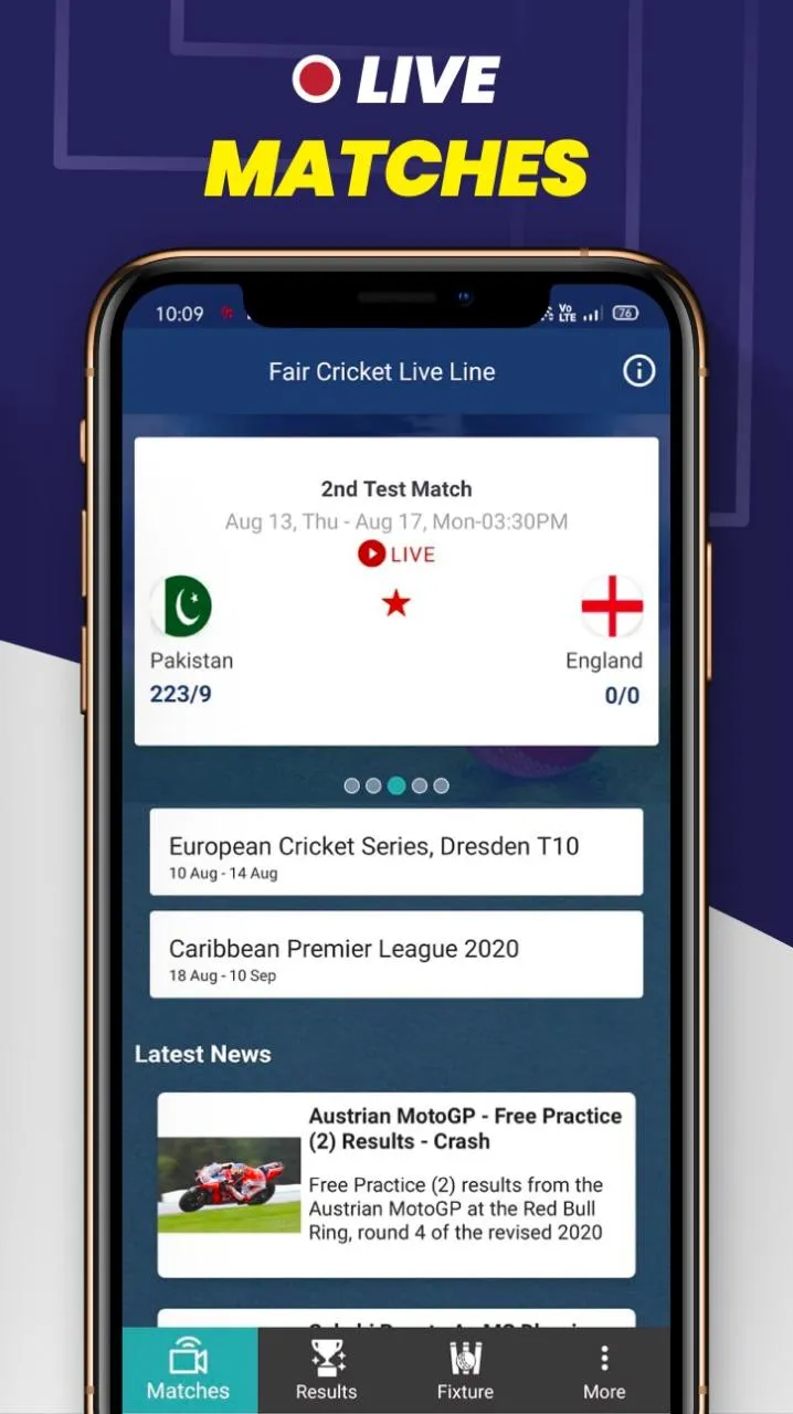 Fair Cricket Line : Live Score | Indus Appstore | Screenshot