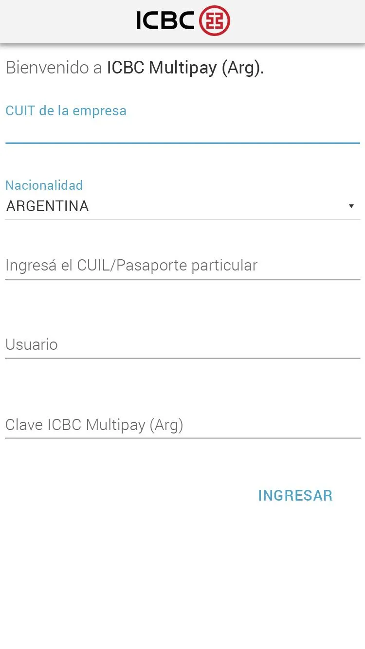 ICBC Multipay (Argentina) | Indus Appstore | Screenshot