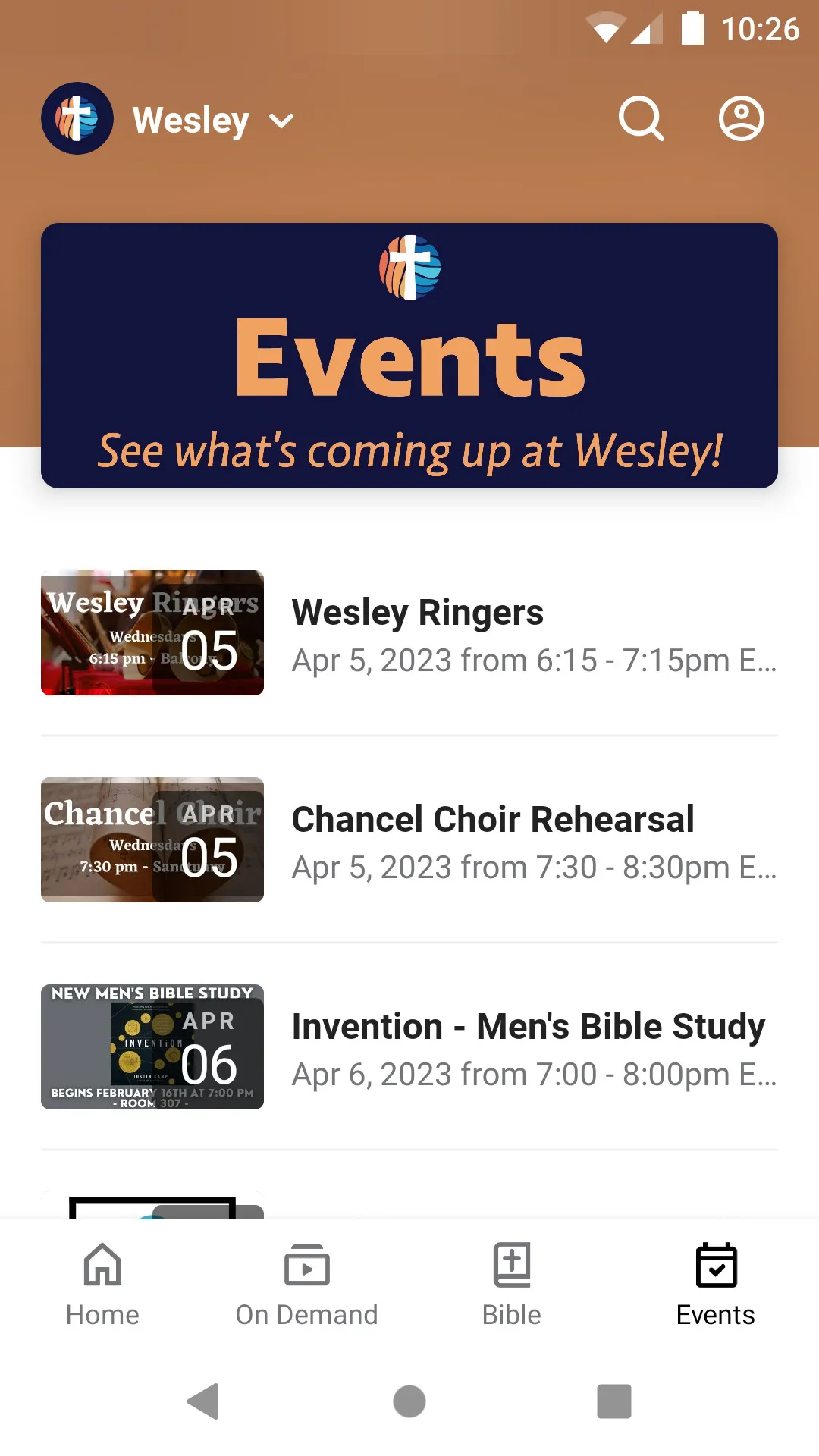 Wesley Memorial UMC | Indus Appstore | Screenshot