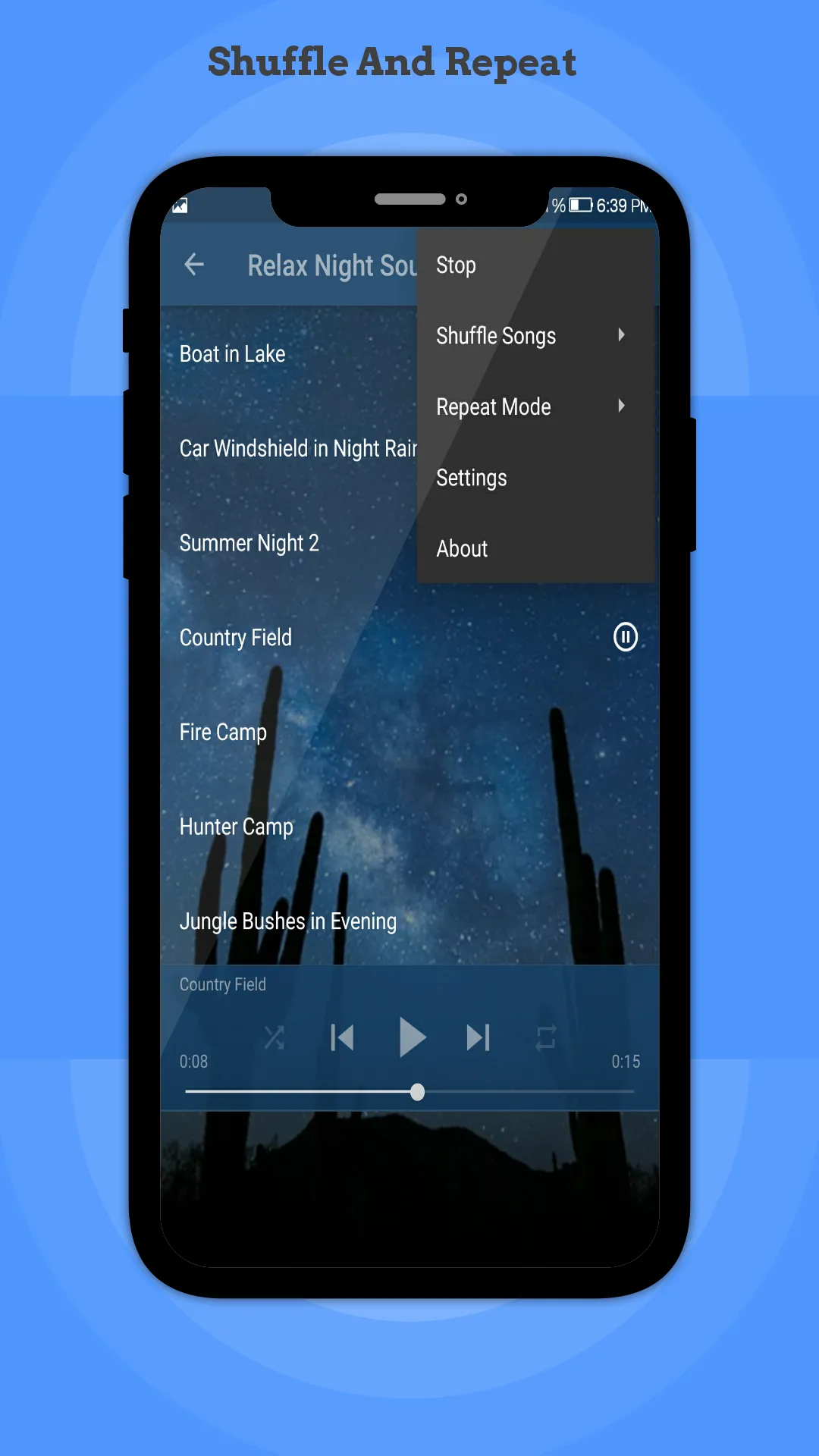 Relax Night Sounds | Indus Appstore | Screenshot