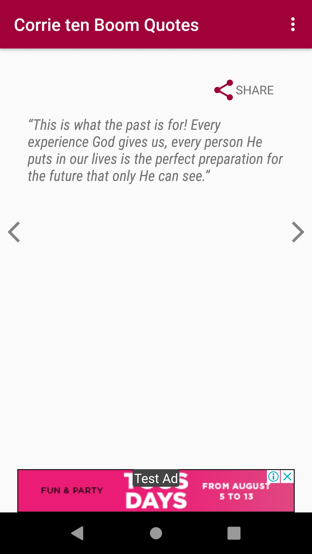 Corrie ten Boom Quotes | Indus Appstore | Screenshot