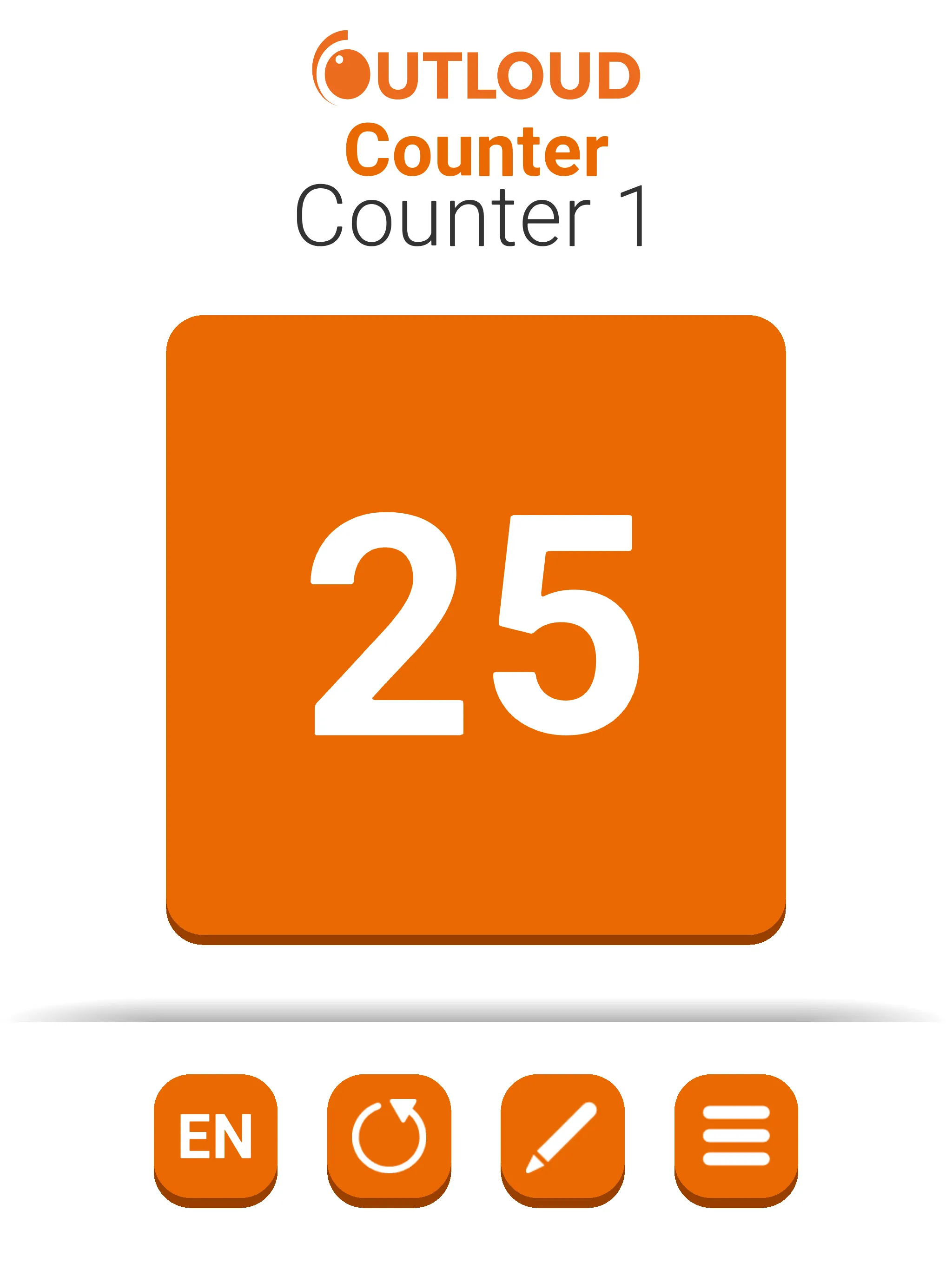 Outloud Counter | Indus Appstore | Screenshot