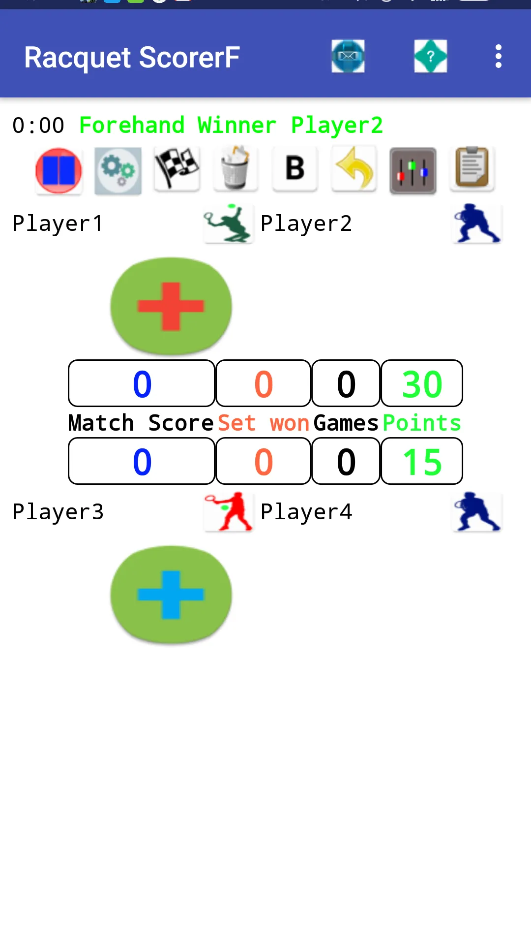 Racquet Match Scorer | Indus Appstore | Screenshot