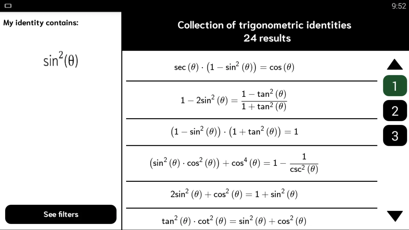 Trigonometry assistant | Indus Appstore | Screenshot