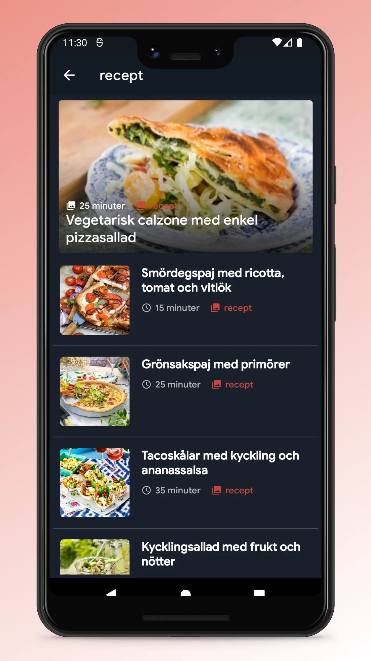 Swedish Food Recipes App | Indus Appstore | Screenshot