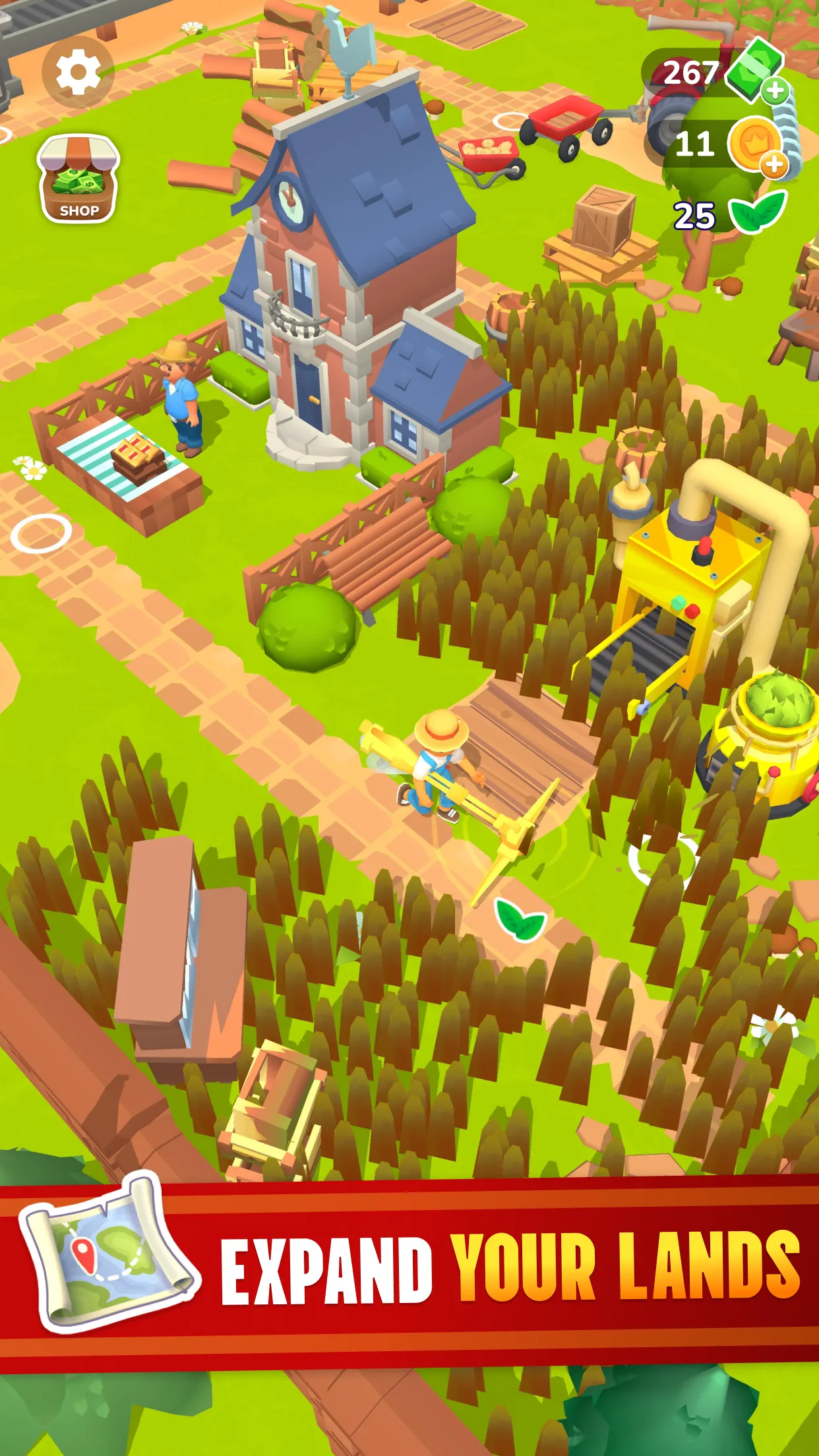 Little Farm Story: Idle Tycoon | Indus Appstore | Screenshot