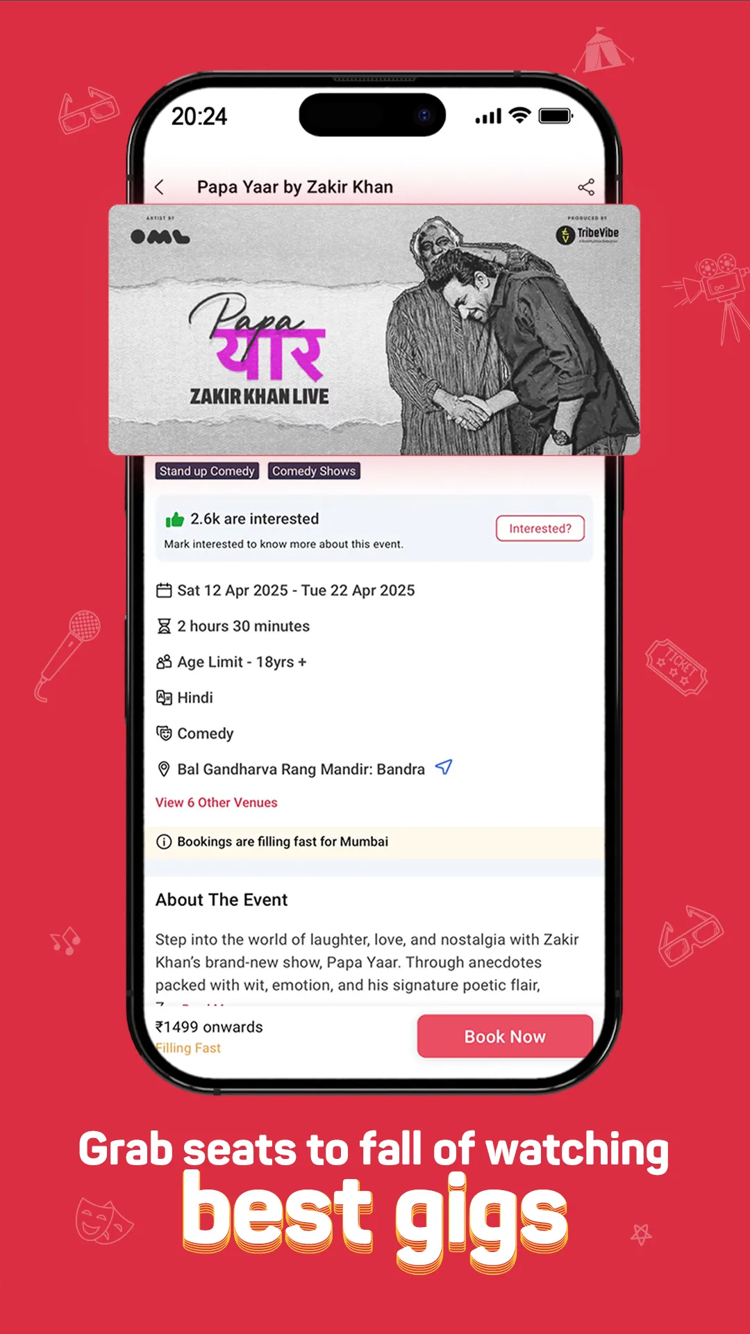 BookMyShow | Movies & Events | Indus Appstore | Screenshot