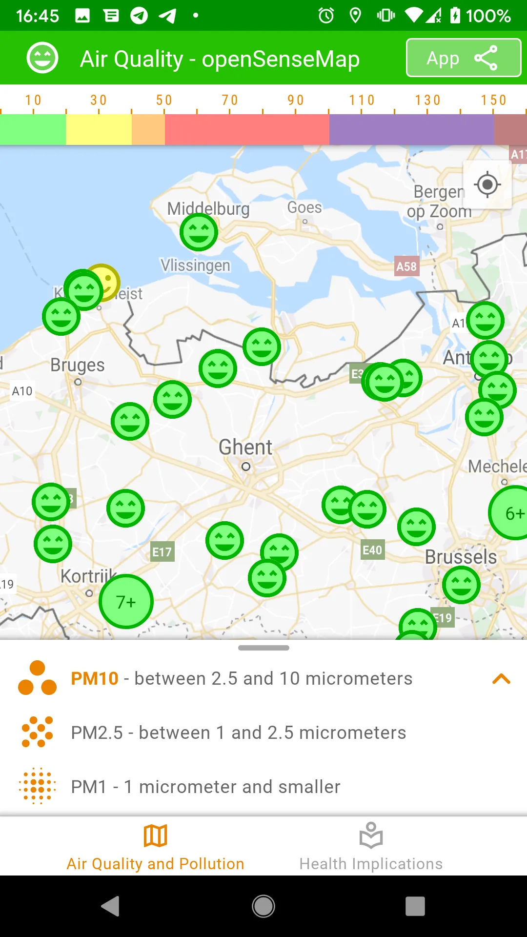 Air Quality and Pollution | Indus Appstore | Screenshot