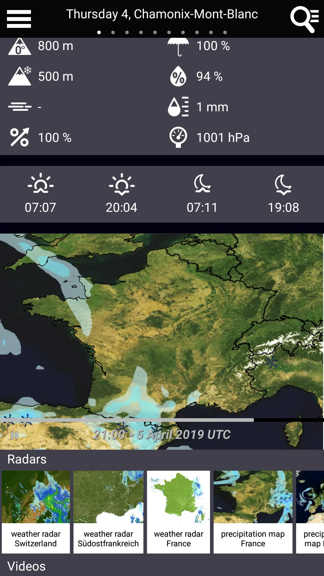 France Weather | Indus Appstore | Screenshot