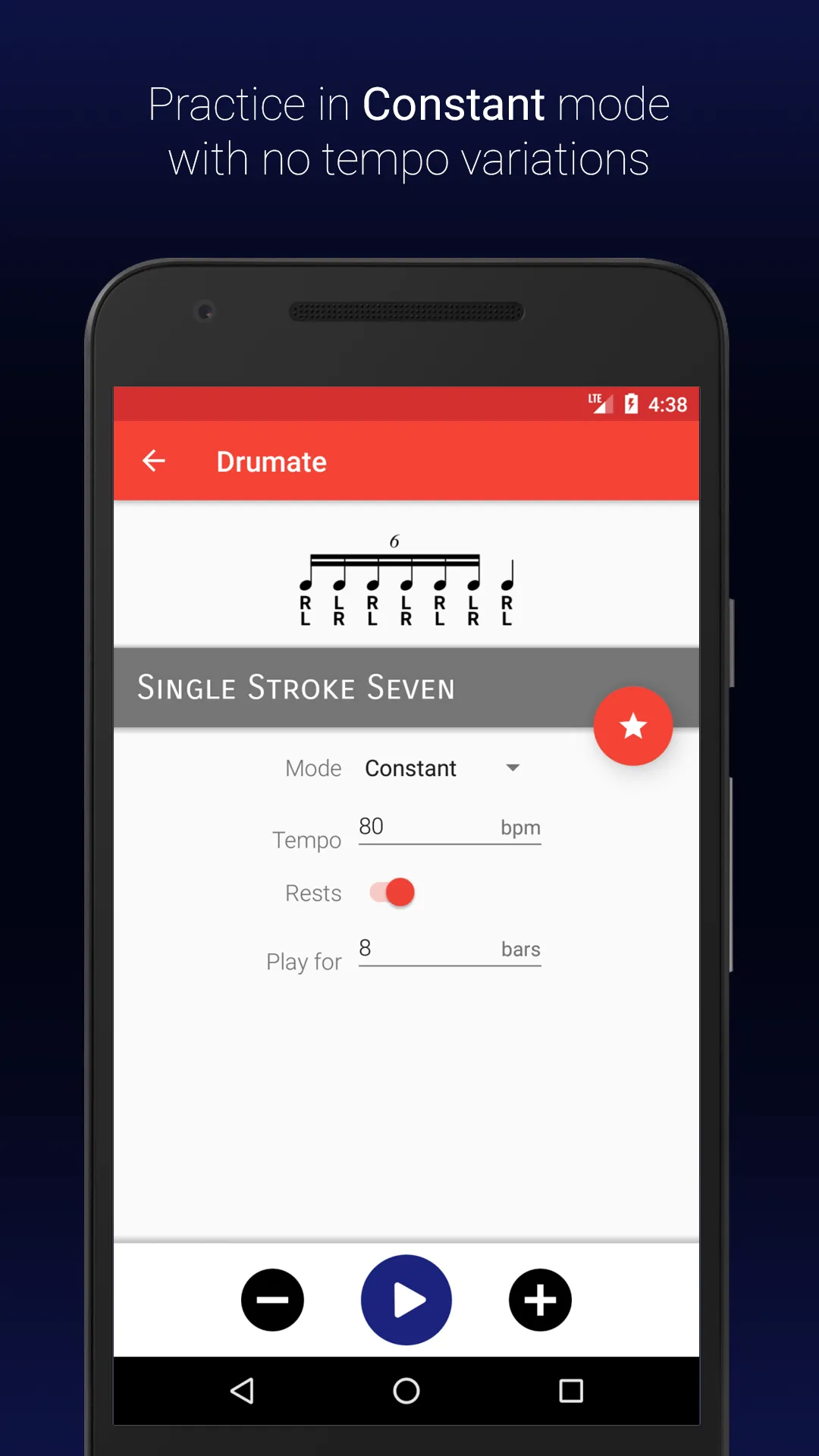 Drumate Basic - Drum Rudiments | Indus Appstore | Screenshot