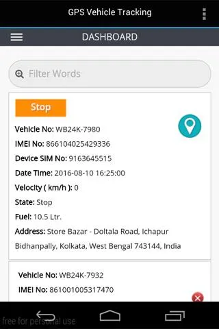 GPS Vehicle Tracking | Indus Appstore | Screenshot