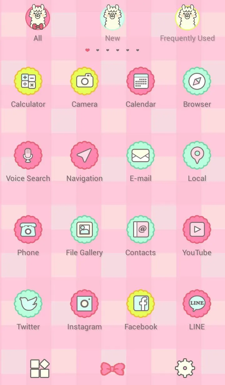 Alpaca Cutie Pie Theme +HOME | Indus Appstore | Screenshot