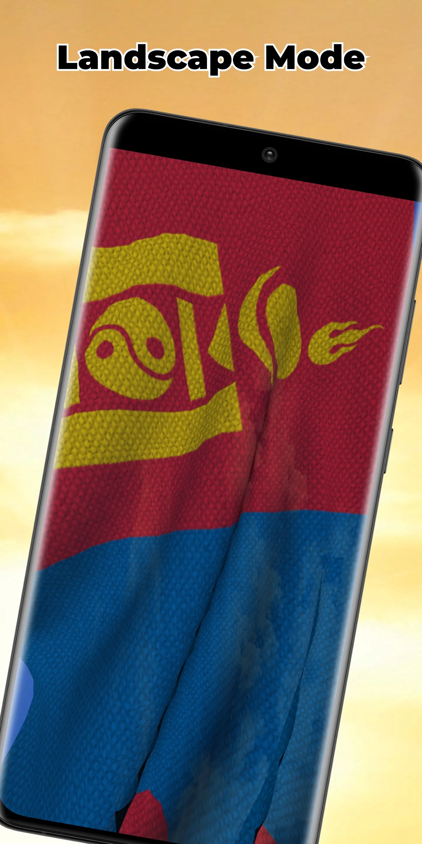 Mongolia Flag Live Wallpaper | Indus Appstore | Screenshot