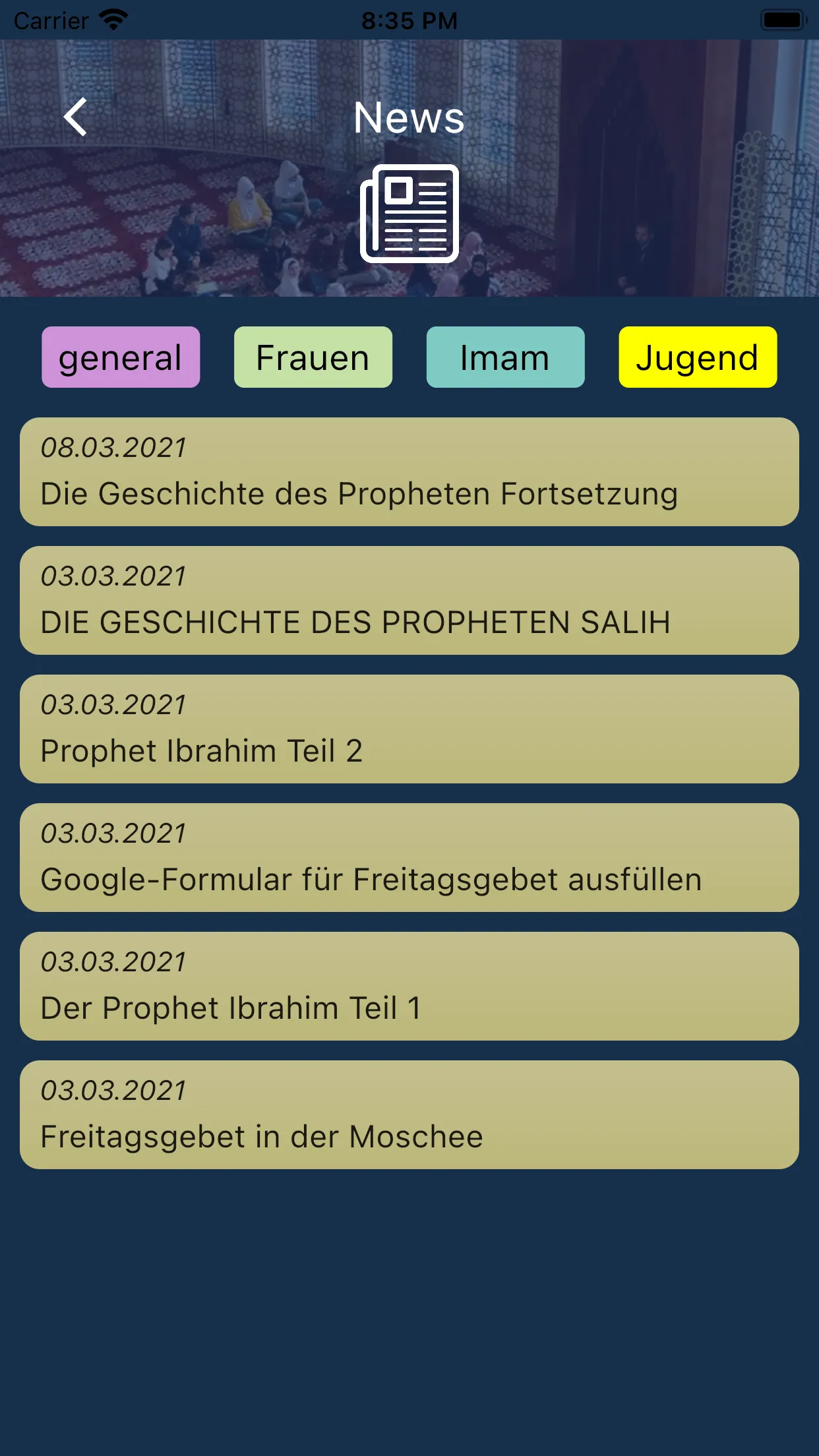 Moschee Wil | Indus Appstore | Screenshot