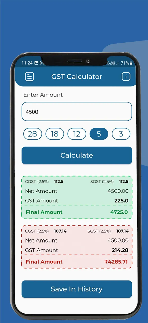 GST Invoice Generator & Calc | Indus Appstore | Screenshot