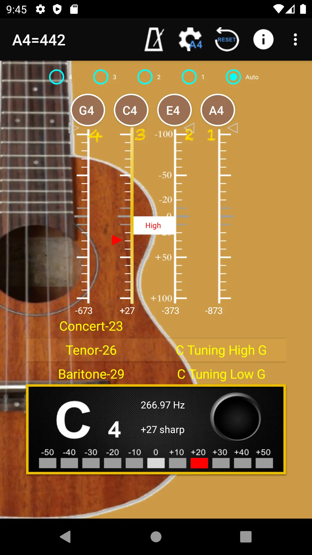 Ukulele Tuner & Metronome | Indus Appstore | Screenshot