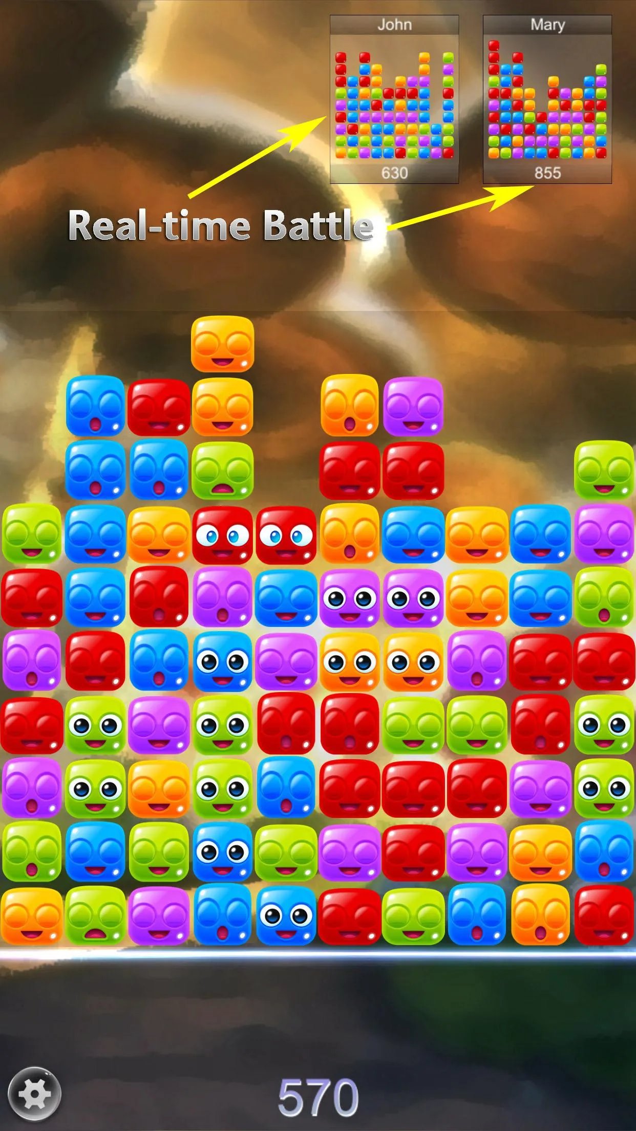 Crush the Jelly - WiFi Battle | Indus Appstore | Screenshot