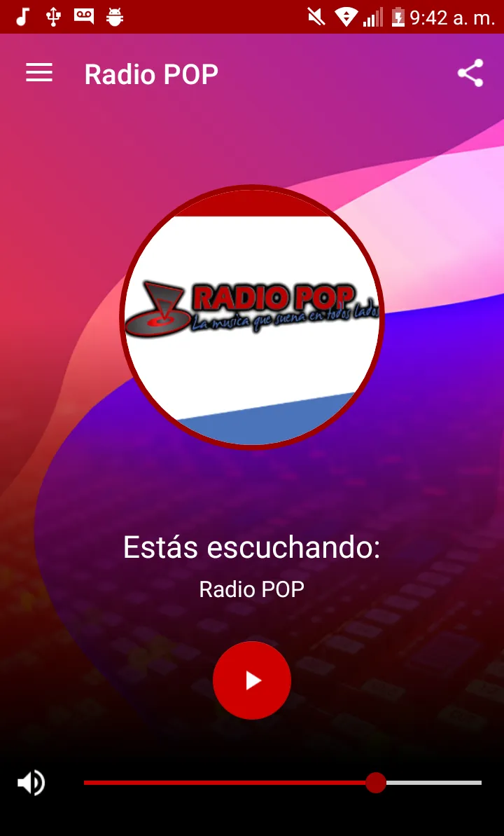 Radio POP San Bernardo | Indus Appstore | Screenshot