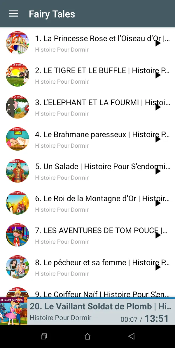 Contes de fées en français | Indus Appstore | Screenshot