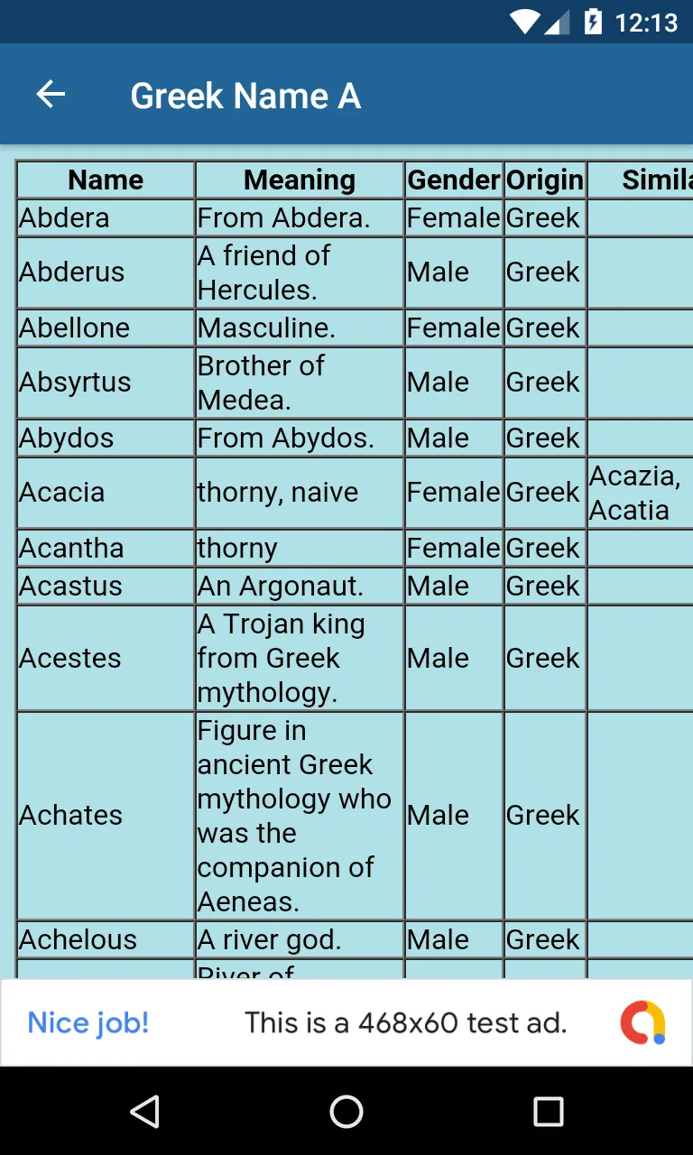 2600+ Greek Baby Name ~ Ελληνι | Indus Appstore | Screenshot