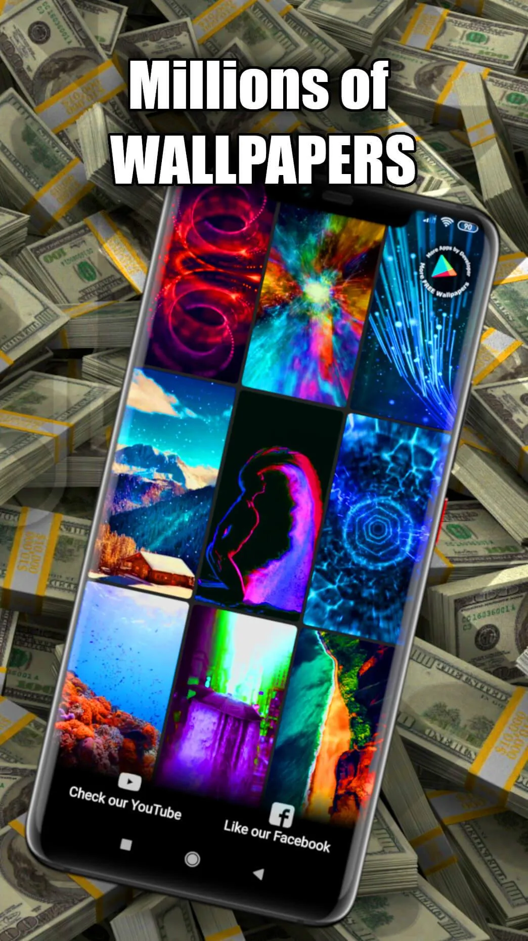 Money Wallpaper Live HD/3D/4K | Indus Appstore | Screenshot