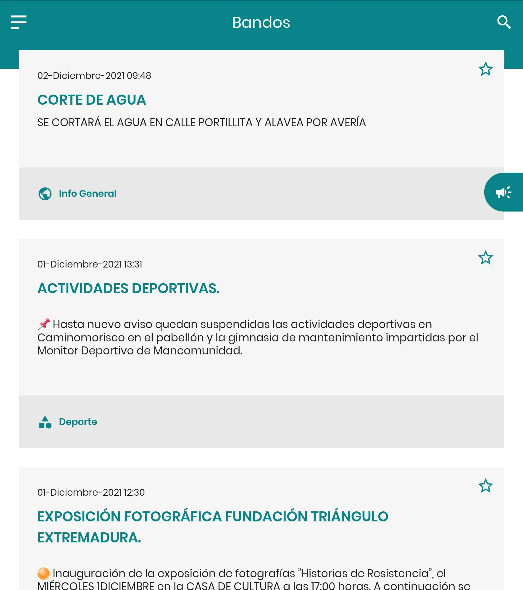 Caminomorisco Informa | Indus Appstore | Screenshot