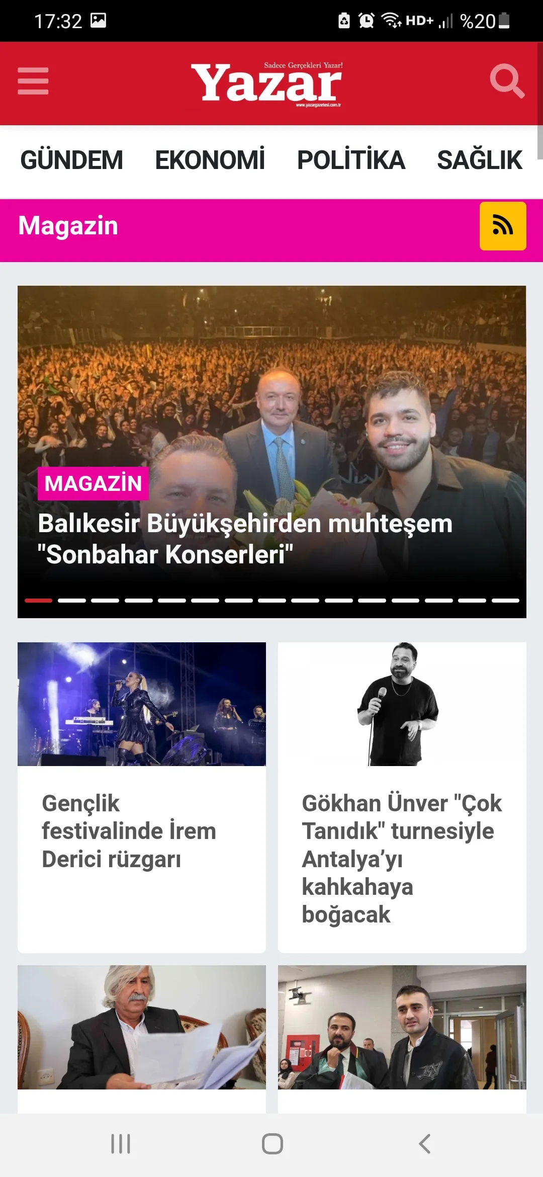 Yazar Gazetesi | Indus Appstore | Screenshot