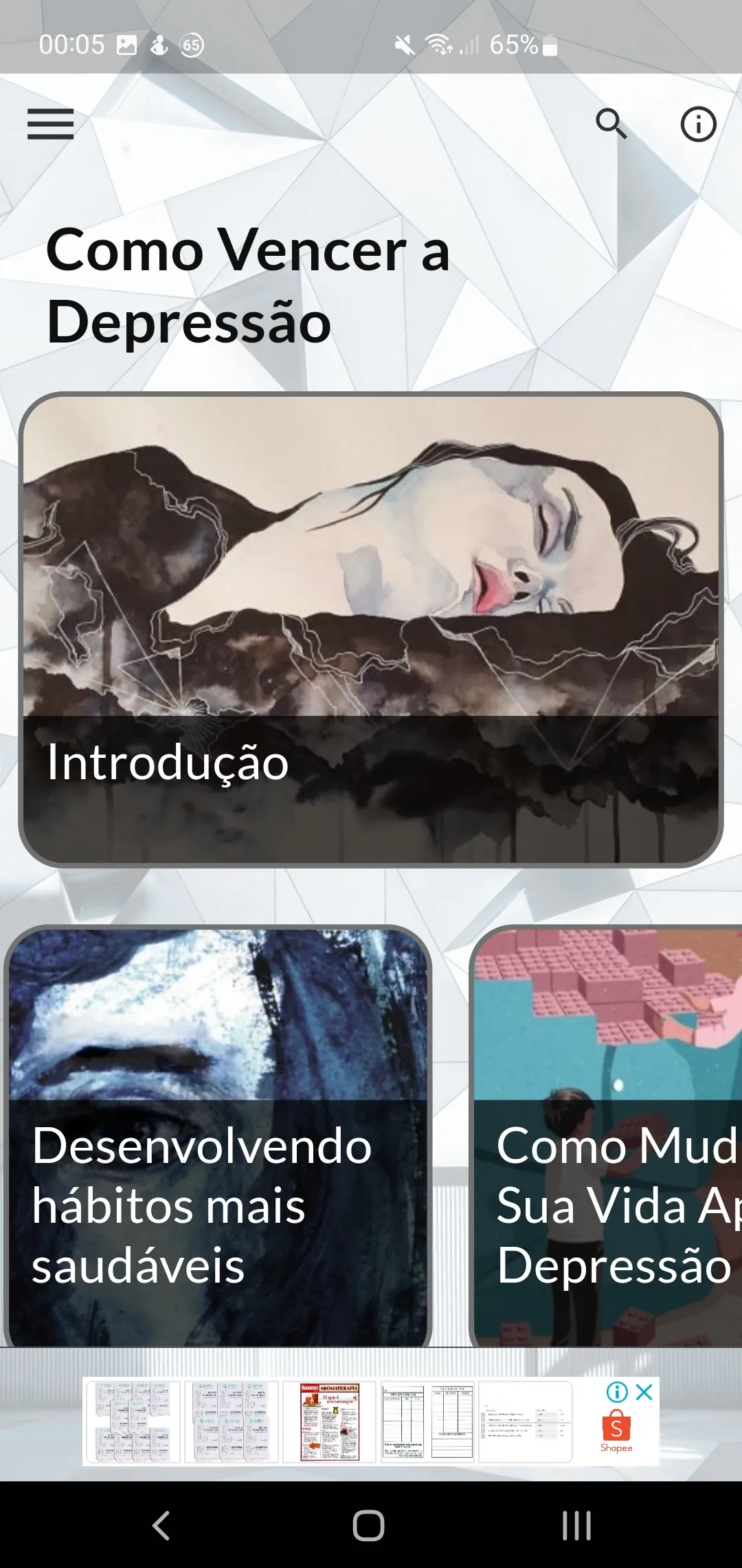 Como Vencer a Depressão | Indus Appstore | Screenshot