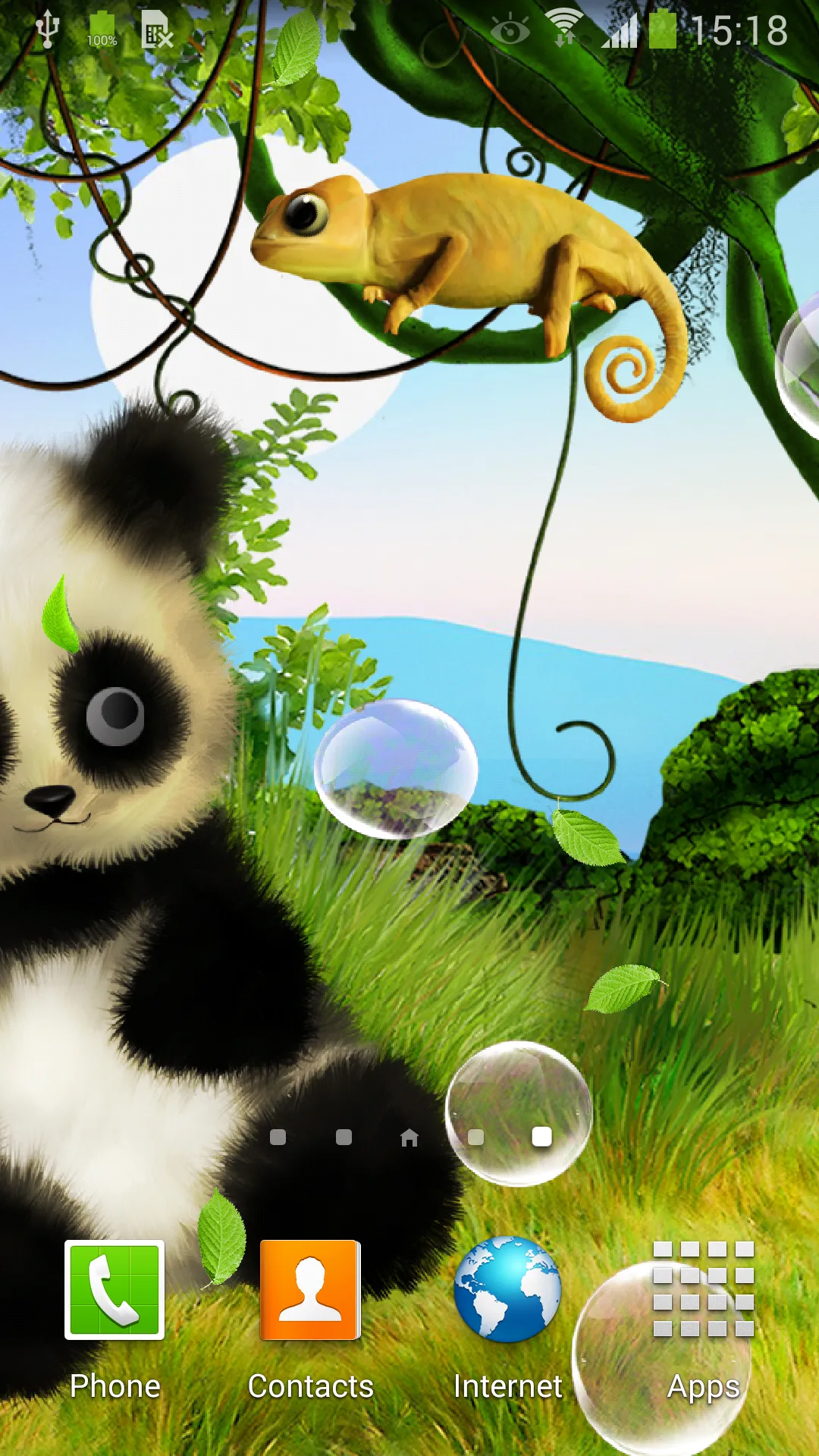 Panda Live Wallpaper | Indus Appstore | Screenshot