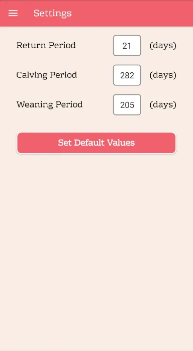 Calving Calculator | Indus Appstore | Screenshot