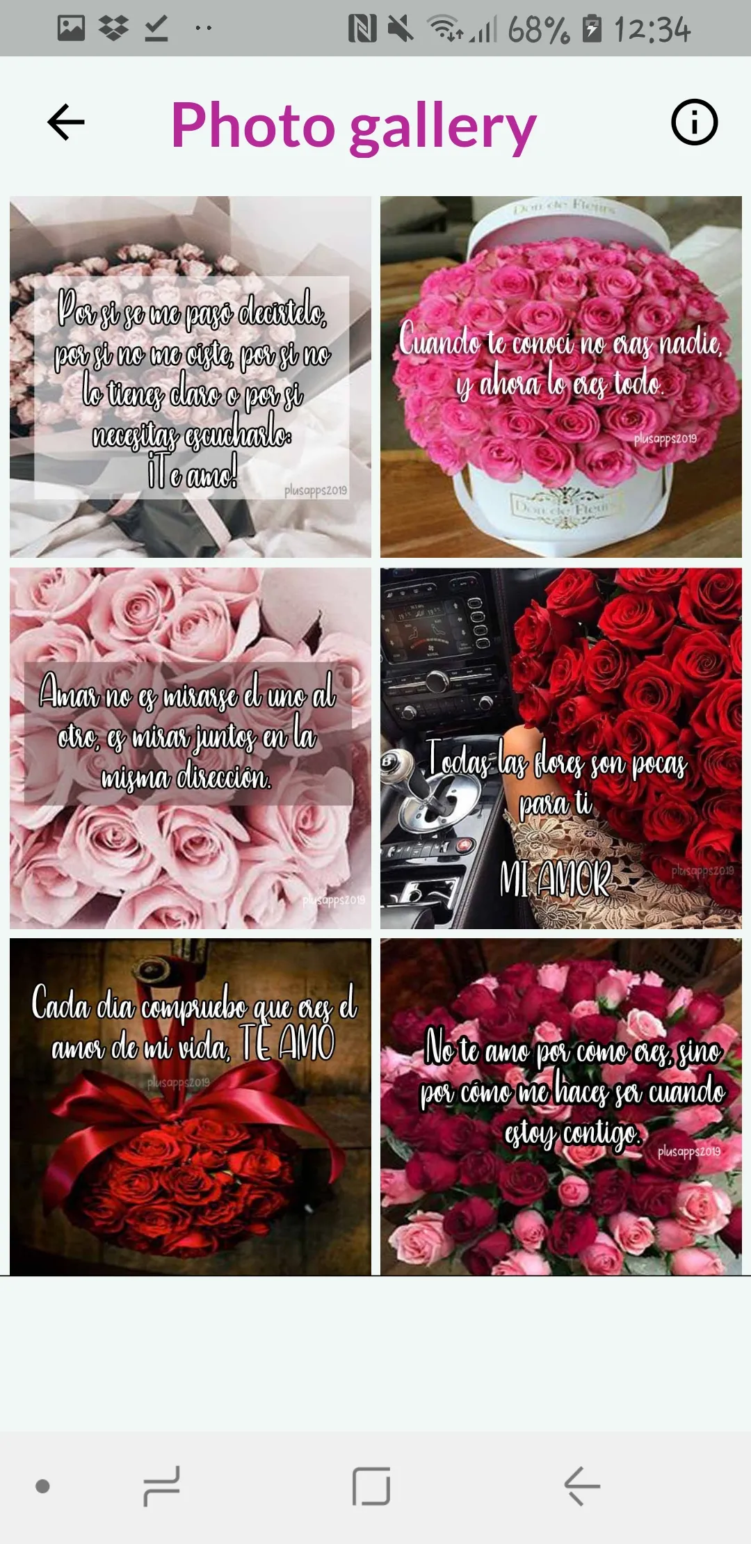 AMOR TE ENVÍO FLORES TE ADORO! | Indus Appstore | Screenshot