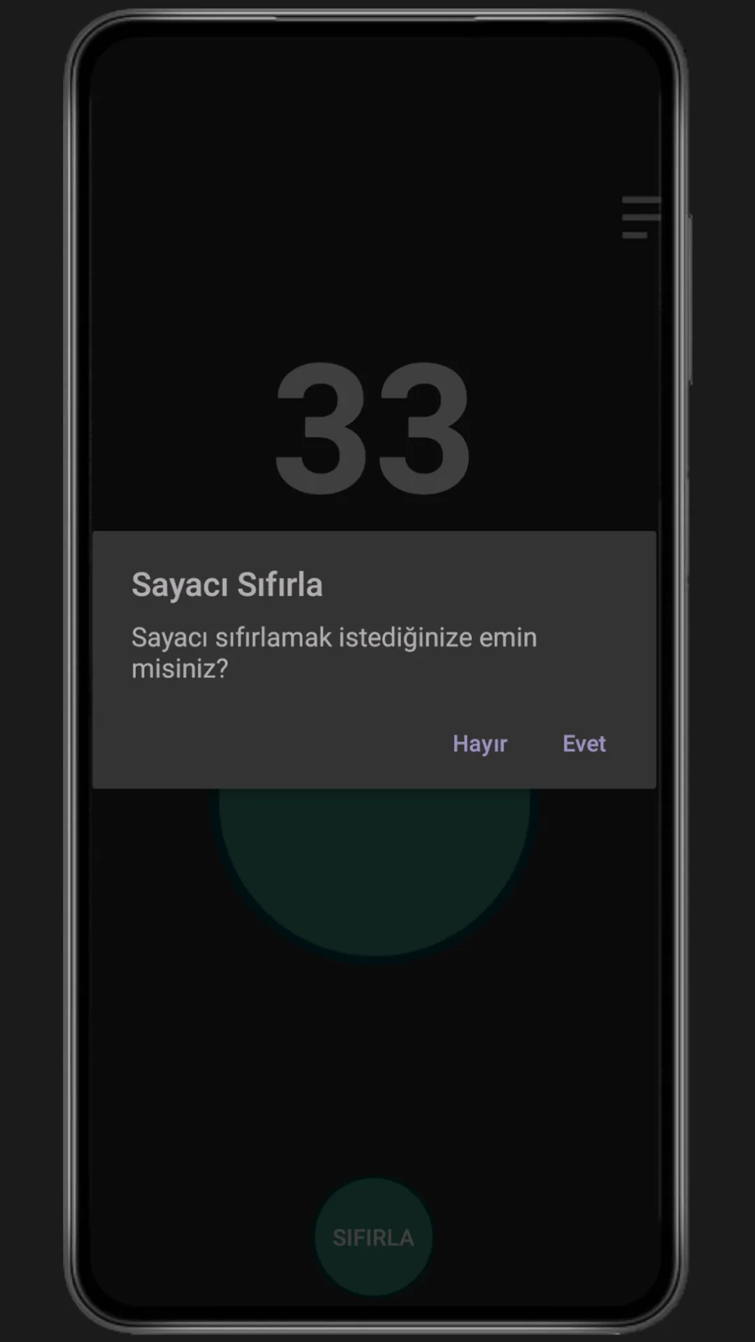 Zikirmatik - Sade | Indus Appstore | Screenshot