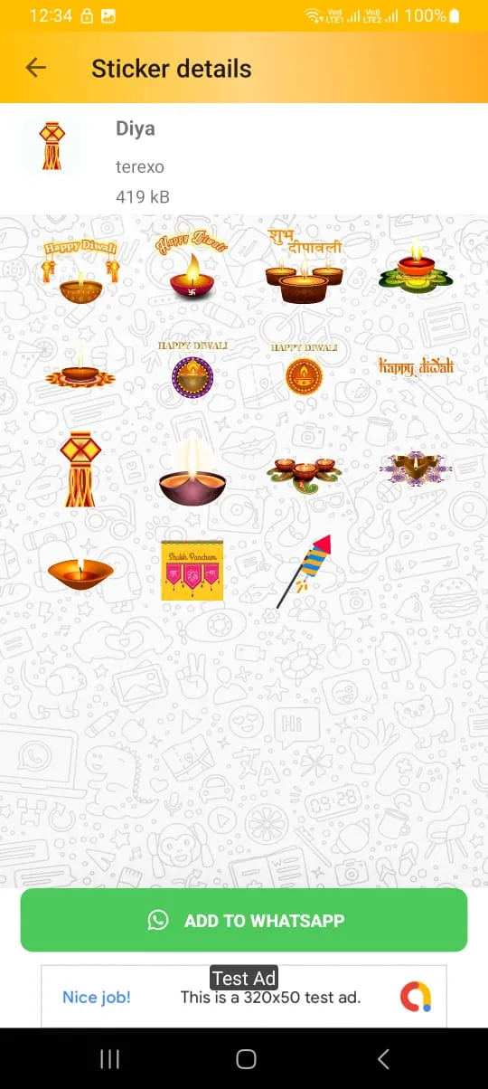 Shree Ram Stickers | Indus Appstore | Screenshot