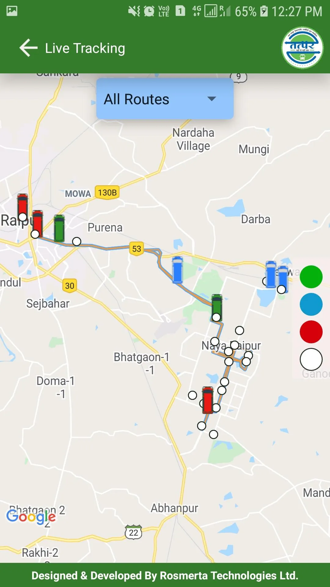 Tatpar BRT Bus Service | Indus Appstore | Screenshot