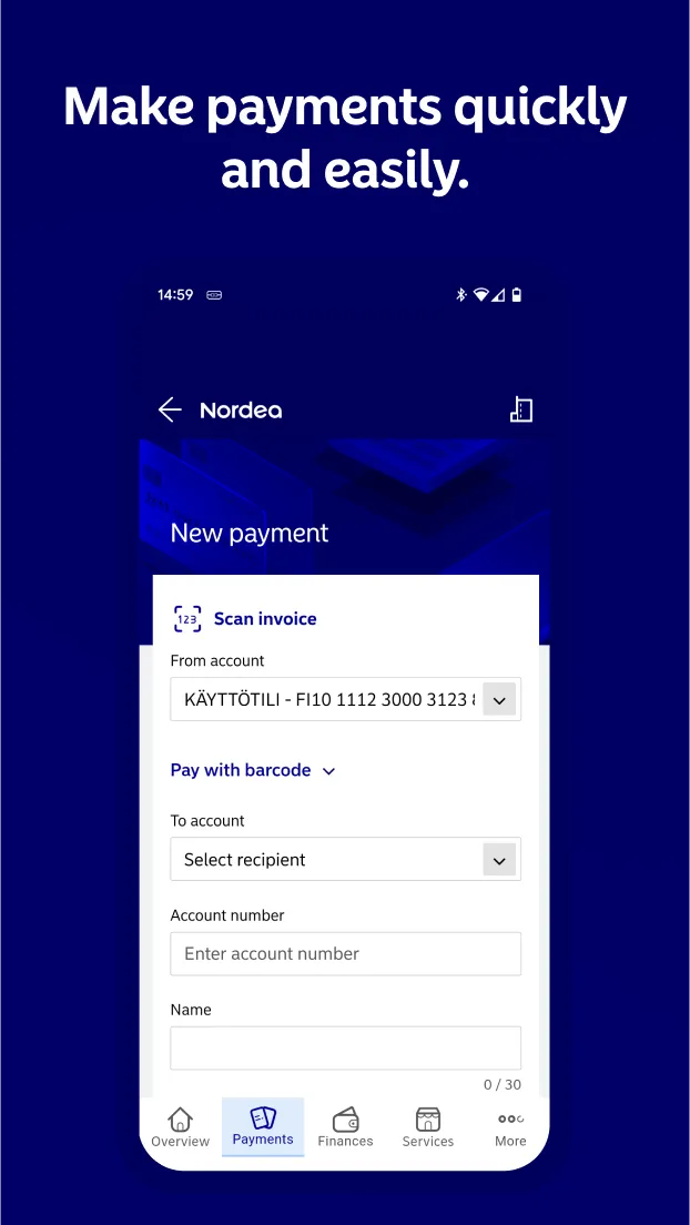 Nordea Business FI | Indus Appstore | Screenshot