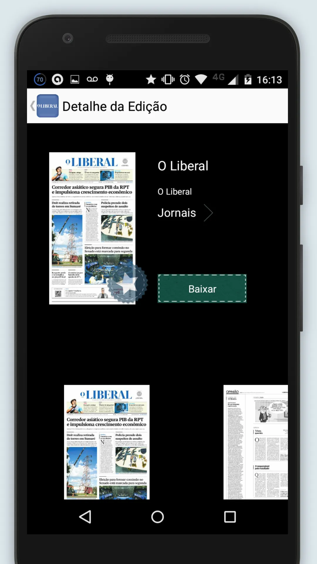 O Liberal Virtual Americana | Indus Appstore | Screenshot