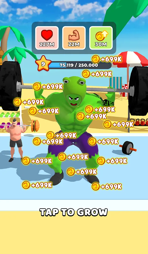 Gym Idle Clicker: Fitness Hero | Indus Appstore | Screenshot