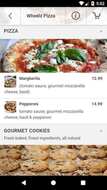 Wheelz Pizza | Indus Appstore | Screenshot