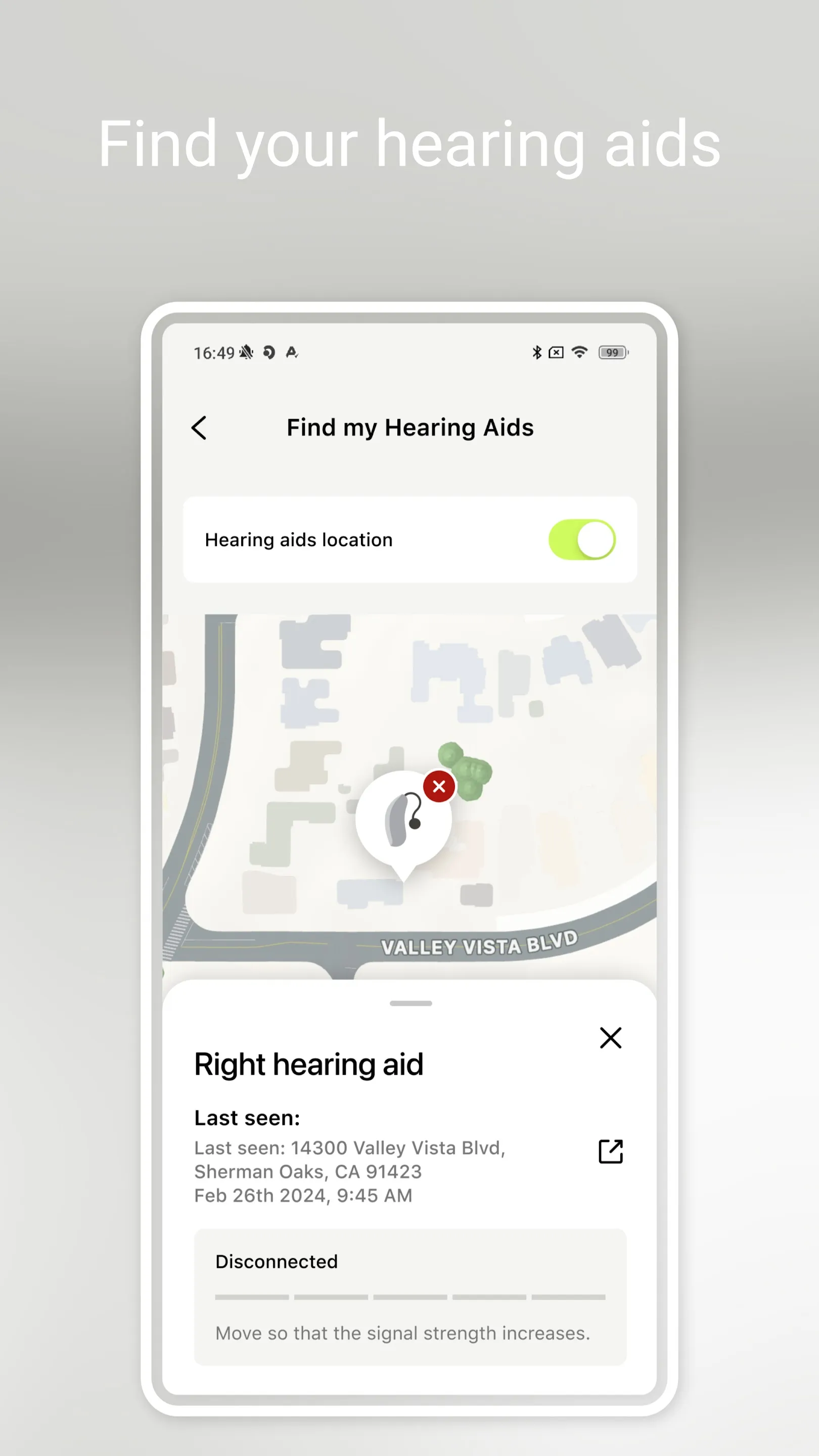 myPhonak | Indus Appstore | Screenshot