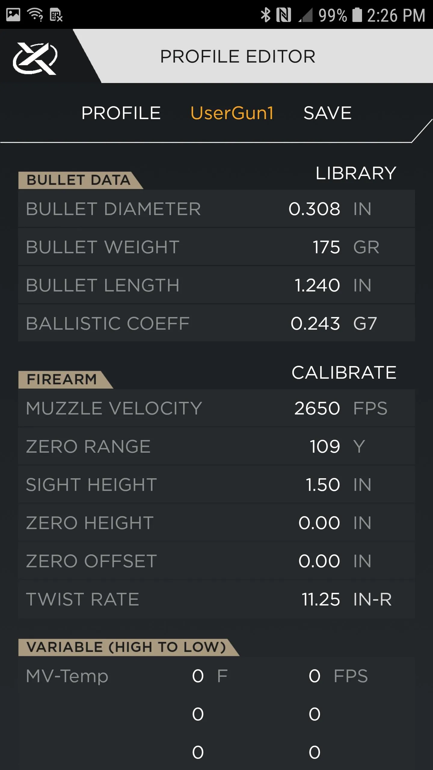 Wilcox Ballistics | Indus Appstore | Screenshot