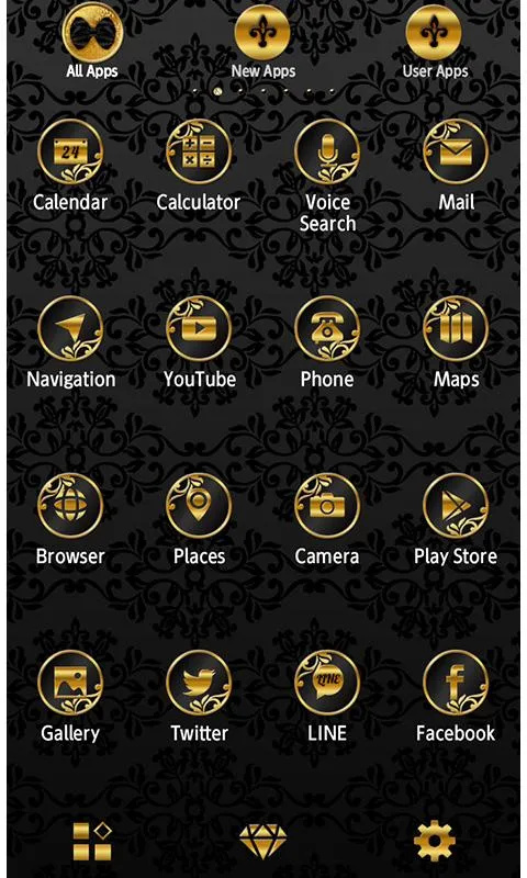 Stylish Theme-VIP Gold Ribbon- | Indus Appstore | Screenshot