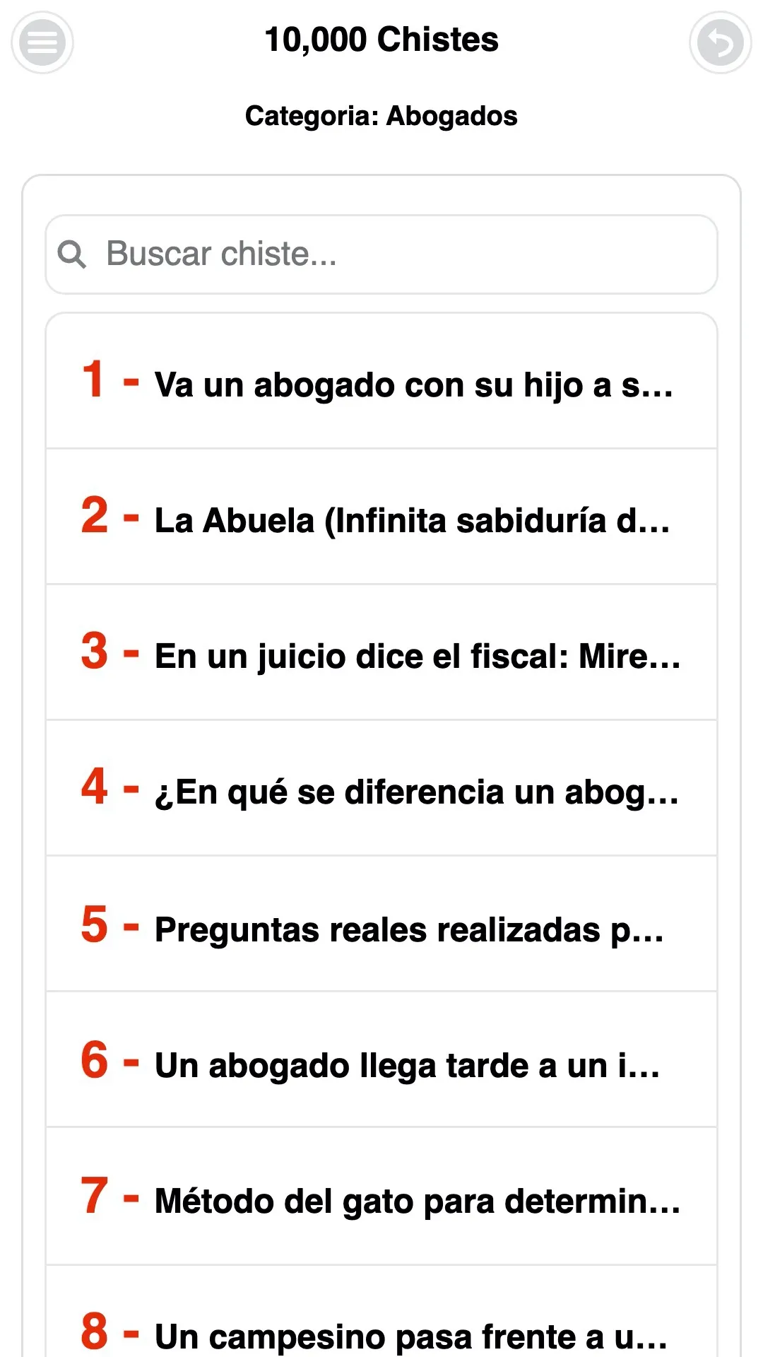 10,000 Chistes | Indus Appstore | Screenshot