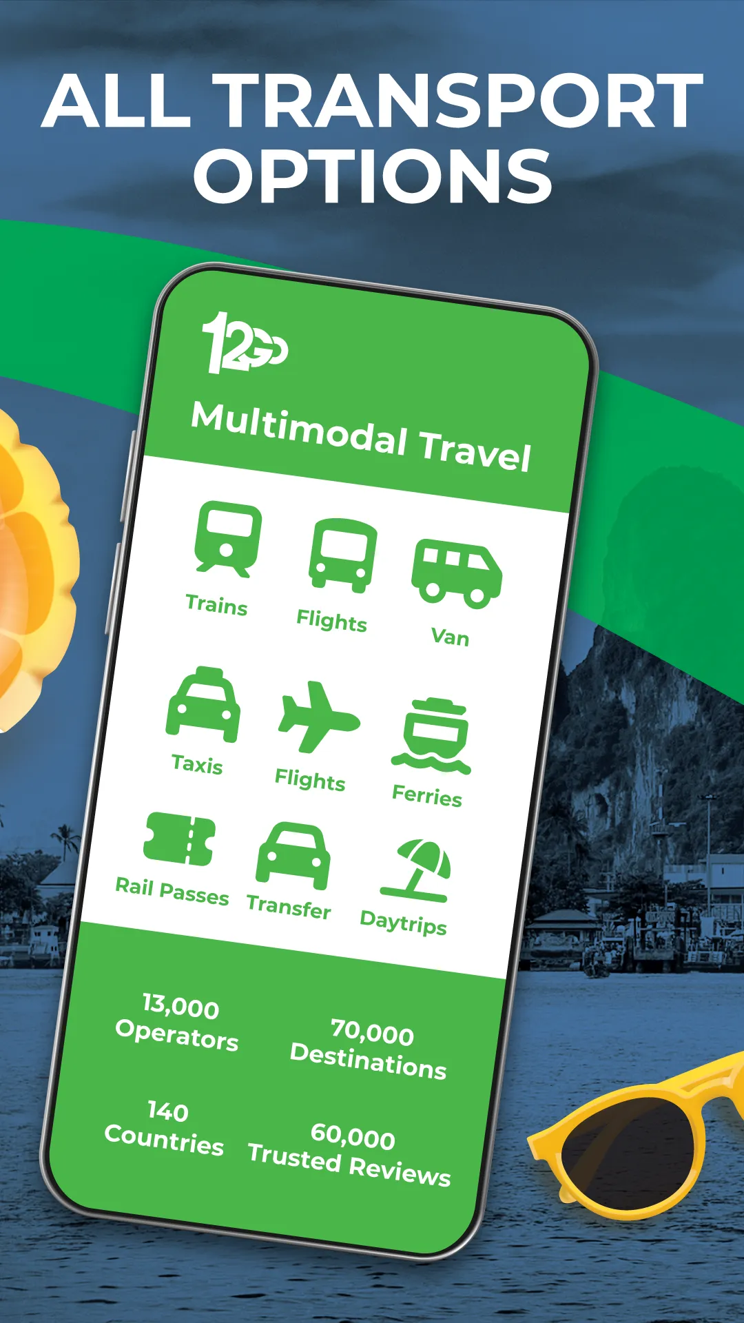 12Go Train, Bus, Ferry, Flight | Indus Appstore | Screenshot