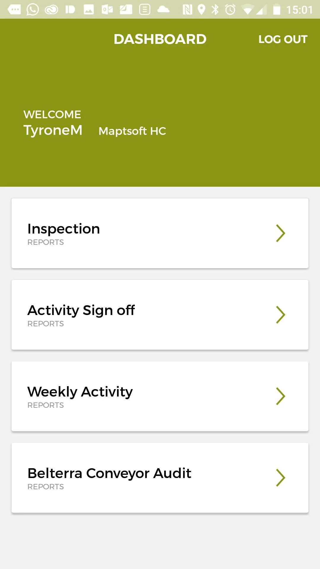 Maptsoft Reporting | Indus Appstore | Screenshot