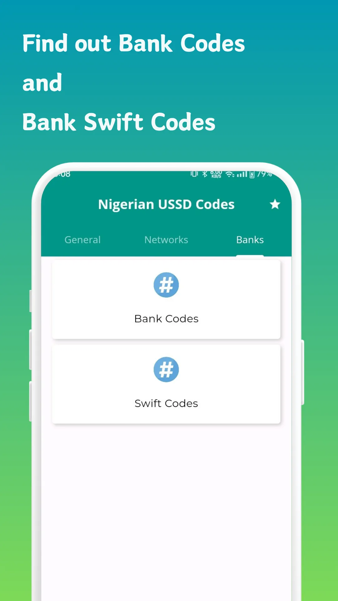 Nigerian Network and Bank Code | Indus Appstore | Screenshot