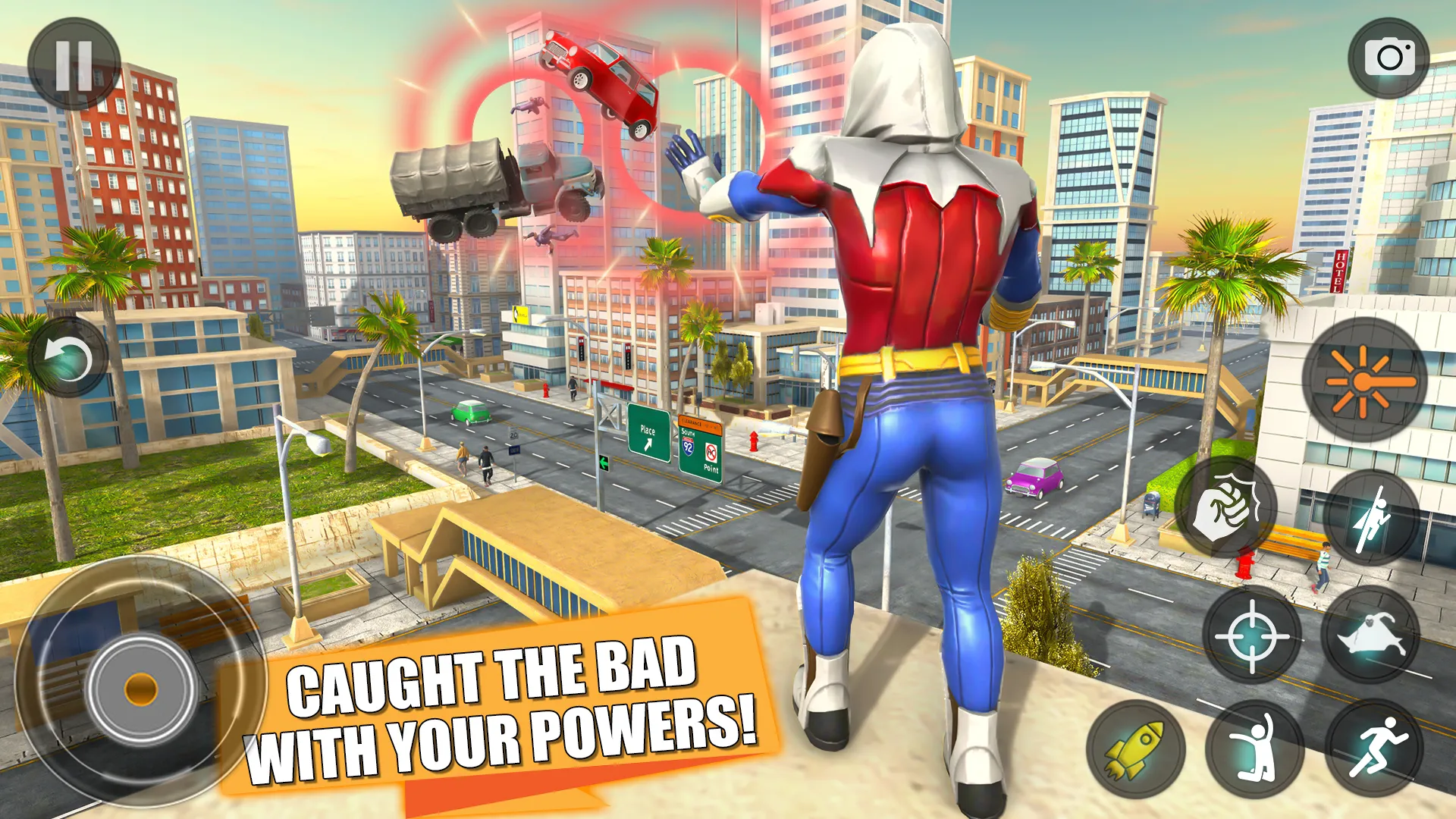 Flying Rope Man Hero Fight | Indus Appstore | Screenshot