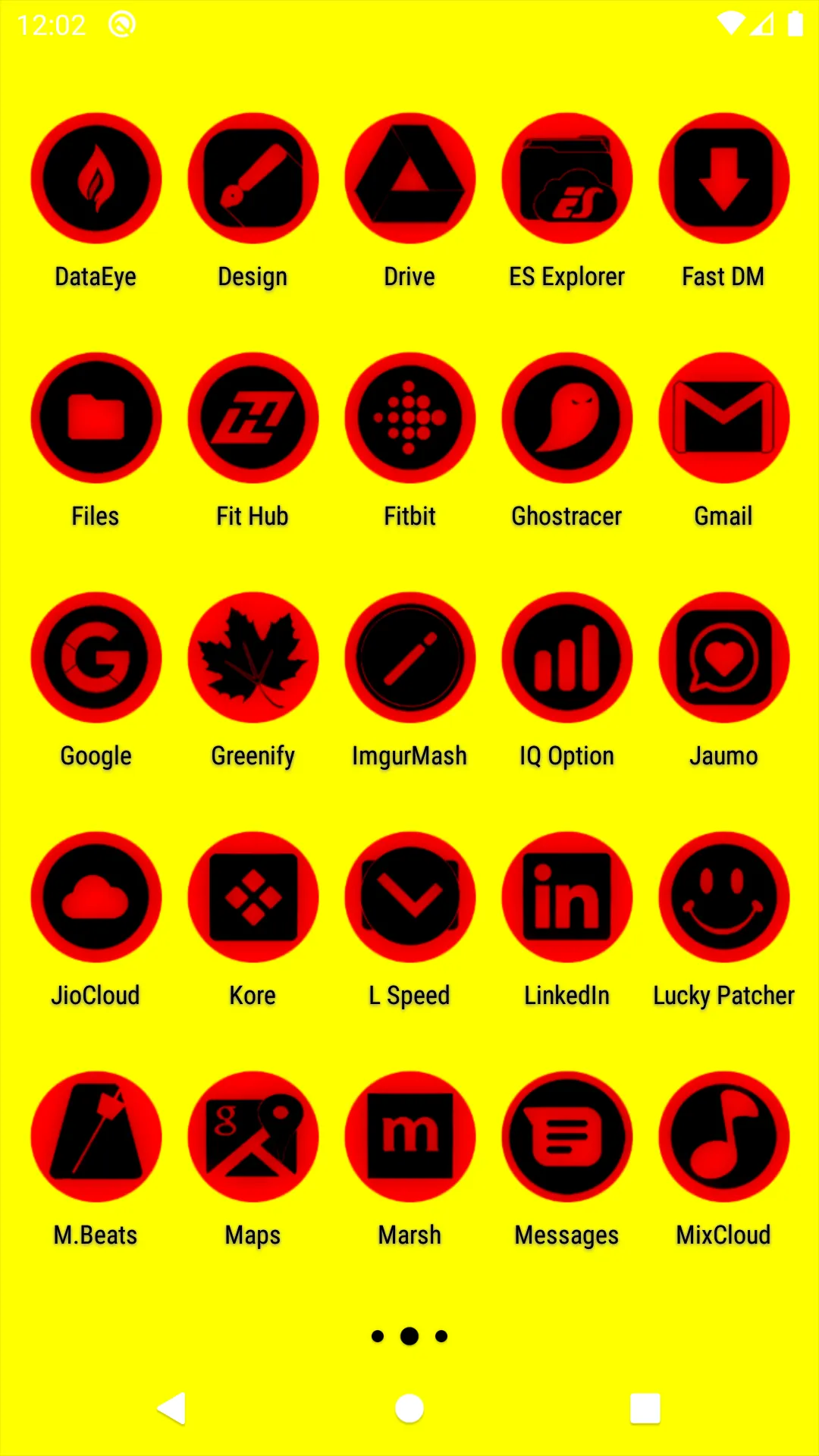 Oreo Red Icon Pack P2 | Indus Appstore | Screenshot