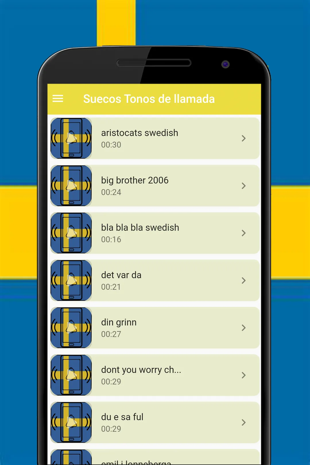 Ringtones and Sounds Sweden | Indus Appstore | Screenshot