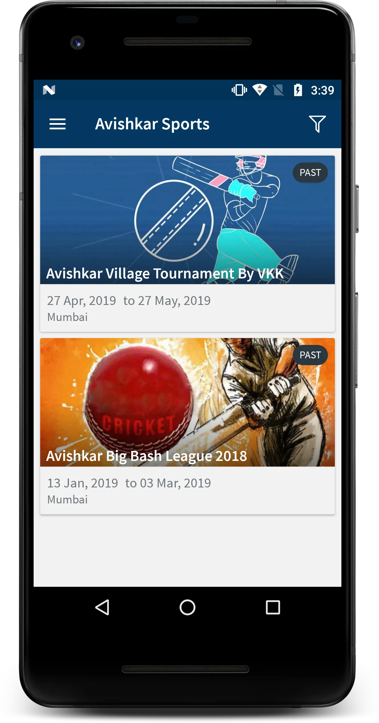 Avishkar Sports | Indus Appstore | Screenshot