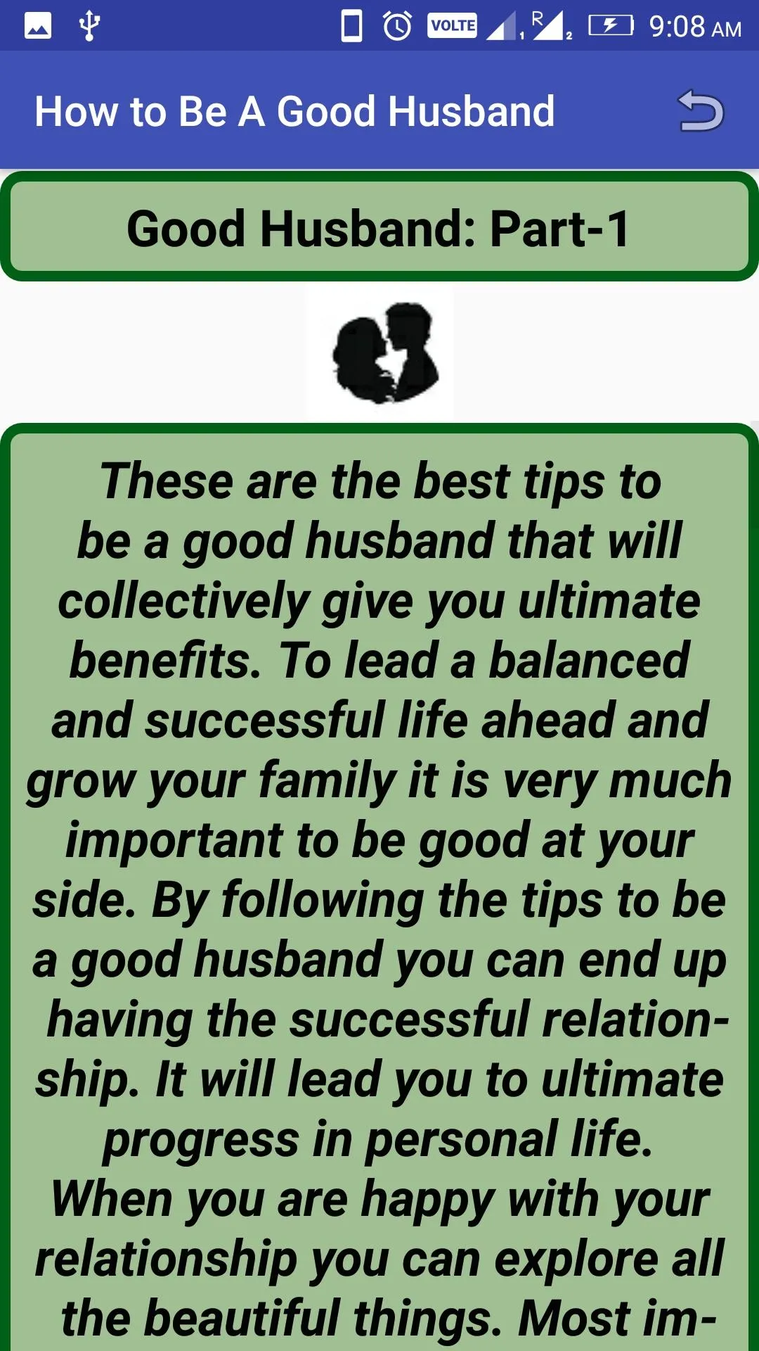 How To Be A Good Husband | Indus Appstore | Screenshot